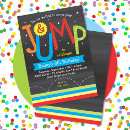 Search for trampoline park invitations Bounce house party