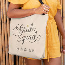 Search for bride squad tote bags Bridesmaid