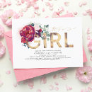 Search for red and gold baby shower invitations Calligraphy