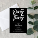 Search for black and white 30th birthday invitations Minimal