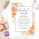 Search for purple bridal shower invitations Lavender