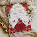 Search for red and gold quince invitations For kids