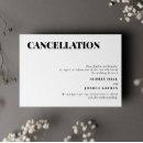 Search for cancelled wedding invitations Black and white