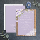 Search for light purple wedding invitations Qr code