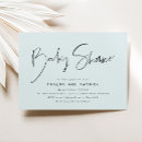 Search for plain baby shower invitations Modern