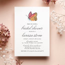 Search for golden bridal shower invitations Red