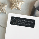 Search for black circle return address labels Geometric