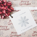 Search for snowflake gift tags Unique