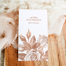 Search for vintage business cards floral