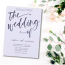 Search for simple lilac wedding invitations Handwritten