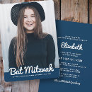 Search for girl bar bat mitzvah invitations Modern