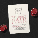 Search for poker party invitations Black and red