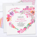 Search for sweetheart party invitations Girly