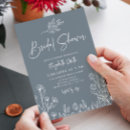 Search for periwinkle bridal shower invitations Simple