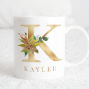 Search for monogram k mugs Initial