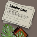Search for care instruction cards Minimalist