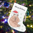 Search for cute christmas stockings Sloth