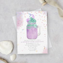 Search for seashells 5x7 invitations Mermaid