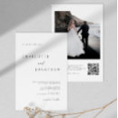 Search for minimalist photo wedding invitations Elegant