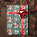 Search for round wrapping paper Merry christmas