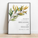 Search for greenery welcome wedding signs Simple