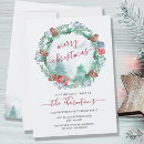 Search for foliage christmas invitations Winter