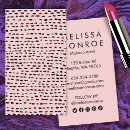 Search for cosmetology business cards Minimalist
