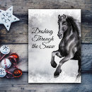 Search for dashing through the snow cards Horse
