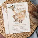 Search for giraffe design invitations For her
