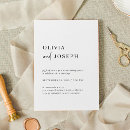 Search for elegant evening wedding invitations Simple