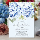 Search for hydrangea baby shower invitations Watercolor