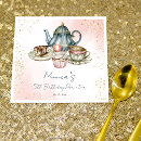 Search for tea party napkins Watercolor