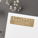 Search for fairy string lights return address labels Country