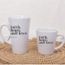 Search for faith hope mugs Minimalist