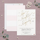 Search for gold white rehearsal dinner invitations Calligraphy