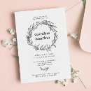 Search for rustic wreath invitations Summer