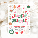 Search for office dinner party invitations Jingle and mingle