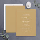 Search for gold script wedding invitations Classic