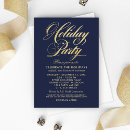 Search for navy gold christmas invitations Company