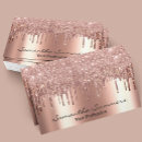 Search for metal business cards Rose gold