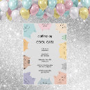 Search for cool cat birthday invitations Cute