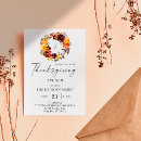 Search for wreath thanksgiving invitations Rustic
