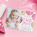 Search for doughnut 2nd birthday invitations Dessert