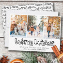 Search for warm wishes photo cards Hand lettered