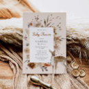 Search for boho woodland baby shower invitations Terracotta