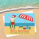 Search for beach santa claus cards Cute