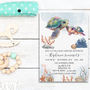 Search for sea life invitations Turtle