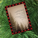 Search for plaid wedding invitations Rustic