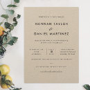 Search for rustic kraft wedding invitations Elegant