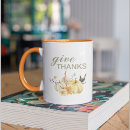 Search for watercolor pumpkins mugs Thanksgiving
